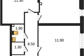 Фото №1: 3-комнатная квартира 73 м², 2/16 эт. - Краснодар, мкр. жилой комплекс Самолёт-6,