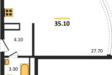 Фото №1: Студия 35 м², 15/16 эт. - Краснодар, мкр. жилой комплекс Самолёт-6,