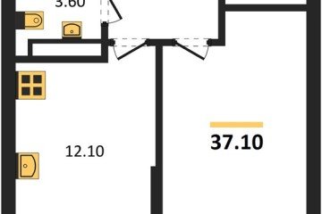 Фото №1: 1-комнатная квартира 37 м², 15/16 эт. - Краснодар, мкр. жилой комплекс Самолёт-6,