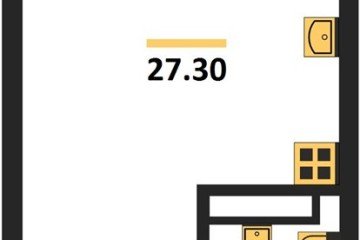 Фото №1: Студия 27 м², 15/16 эт. - Краснодар, мкр. жилой комплекс Самолёт-6,
