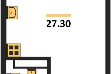 Фото №1: Студия 27 м², 15/16 эт. - Краснодар, мкр. жилой комплекс Самолёт-6,