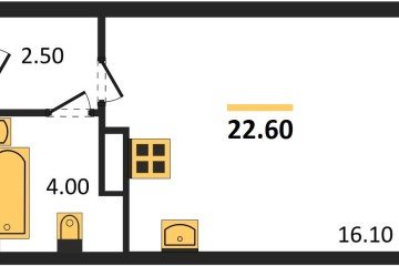 Фото №1: Студия 22 м², 4/16 эт. - Краснодар, мкр. жилой комплекс Самолёт-6,