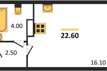 Фото №1: Студия 22 м², 5/16 эт. - Краснодар, мкр. жилой комплекс Самолёт-6,