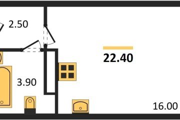 Фото №1: Студия 22 м², 11/16 эт. - Краснодар, мкр. жилой комплекс Самолёт-6,