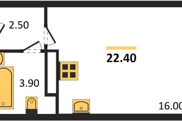 Фото №1: Студия 22 м², 15/16 эт. - Краснодар, мкр. жилой комплекс Самолёт-6,