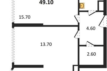Фото №1: 2-комнатная квартира 49 м², 16/16 эт. - Краснодар, мкр. жилой комплекс Самолёт-6,