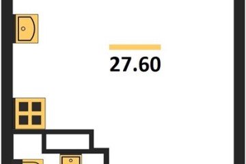 Фото №1: Студия 27 м², 4/16 эт. - Краснодар, мкр. жилой комплекс Самолёт-6,