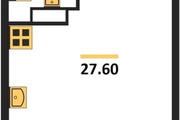 Фото №1: Студия 27 м², 5/16 эт. - Краснодар, мкр. жилой комплекс Самолёт-6,