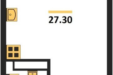 Фото №1: Студия 27 м², 10/16 эт. - Краснодар, мкр. жилой комплекс Самолёт-6,
