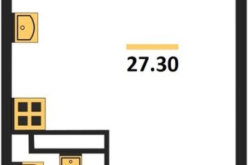 Фото №1: Студия 27 м², 15/16 эт. - Краснодар, мкр. жилой комплекс Самолёт-6,