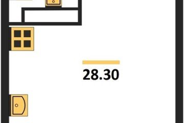 Фото №1: Студия 28 м², 16/16 эт. - Краснодар, мкр. жилой комплекс Самолёт-6,