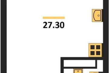 Фото №1: Студия 27 м², 11/16 эт. - Краснодар, мкр. жилой комплекс Самолёт-6,