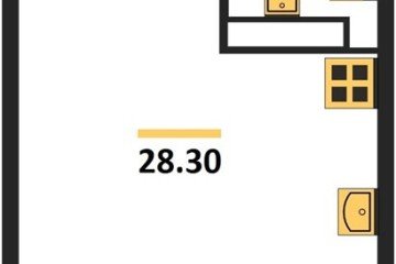 Фото №1: Студия 28 м², 16/16 эт. - Краснодар, мкр. жилой комплекс Самолёт-6,
