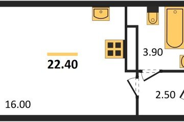 Фото №1: Студия 22 м², 10/16 эт. - Краснодар, мкр. жилой комплекс Самолёт-6,