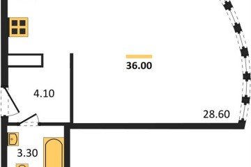 Фото №1: Студия 36 м², 16/16 эт. - Краснодар, мкр. жилой комплекс Самолёт-6,