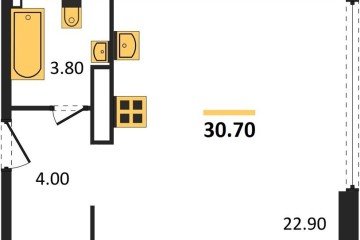 Фото №1: Студия 30 м², 16/16 эт. - Краснодар, мкр. жилой комплекс Самолёт-6,