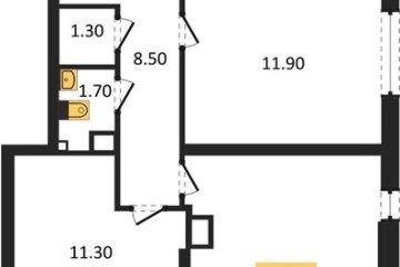 Фото №1: 3-комнатная квартира 73 м², 2/16 эт. - Краснодар, мкр. жилой комплекс Самолёт-6,