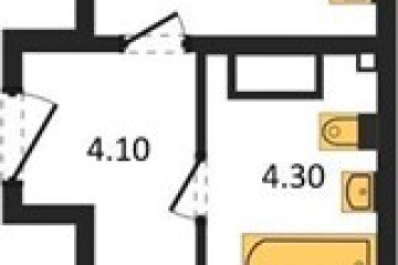 Фото №1: 1-комнатная квартира 44 м², 9/16 эт. - Краснодар, мкр. жилой комплекс Самолёт-6,