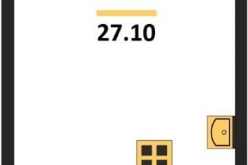 Фото №1: Студия 27 м², 16/16 эт. - Краснодар, мкр. жилой комплекс Самолёт-6,