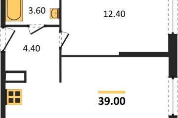 Фото №1: 1-комнатная квартира 39 м², 8/16 эт. - Краснодар, мкр. жилой комплекс Самолёт-6,