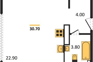 Фото №1: Студия 30 м², 16/16 эт. - Краснодар, мкр. жилой комплекс Самолёт-6,