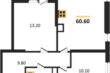 Фото №1: 2-комнатная квартира 60 м², 6/16 эт. - Краснодар, мкр. жилой комплекс Самолёт-6,