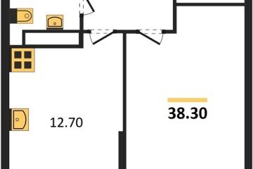 Фото №1: 1-комнатная квартира 38&nbsp;м², 16/16&nbsp;эт. - Краснодар, мкр. жилой комплекс Самолёт-6, 