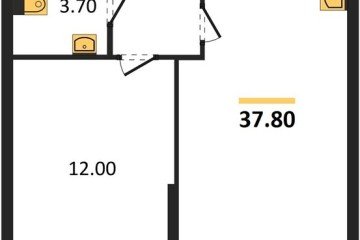 Фото №1: 1-комнатная квартира 37&nbsp;м², 2/16&nbsp;эт. - Краснодар, мкр. жилой комплекс Самолёт-6, 