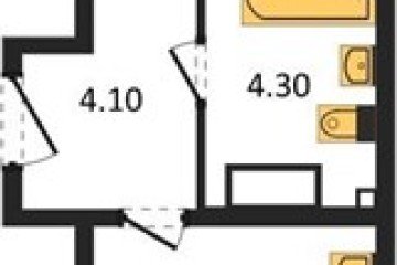 Фото №1: 1-комнатная квартира 44 м², 8/16 эт. - Краснодар, мкр. жилой комплекс Самолёт-6,