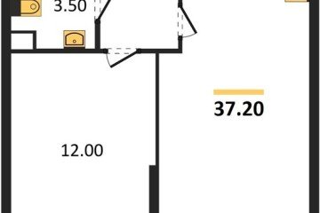Фото №1: 1-комнатная квартира 37&nbsp;м², 4/16&nbsp;эт. - Краснодар, мкр. жилой комплекс Самолёт-6, 