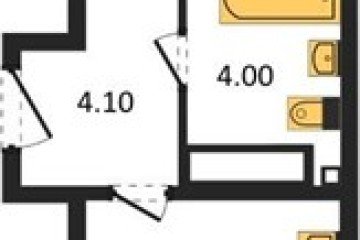 Фото №1: 1-комнатная квартира 45 м², 16/16 эт. - Краснодар, мкр. жилой комплекс Самолёт-6,