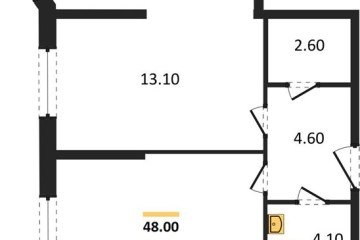 Фото №1: 2-комнатная квартира 48 м², 2/16 эт. - Краснодар, мкр. жилой комплекс Самолёт-6,