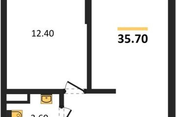 Фото №1: 1-комнатная квартира 35 м², 15/16 эт. - Краснодар, мкр. жилой комплекс Самолёт-6,