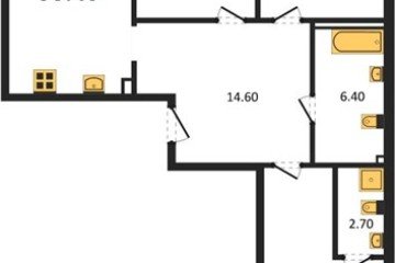 Фото №1: 3-комнатная квартира 93 м², 2/9 эт. - Краснодар, мкр. Парк Победы,