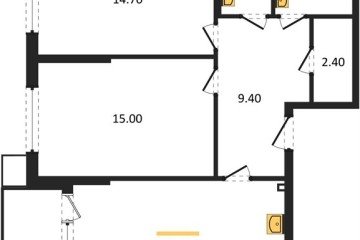 Фото №1: 2-комнатная квартира 70 м², 2/18 эт. - Краснодар, мкр. Парк Победы,