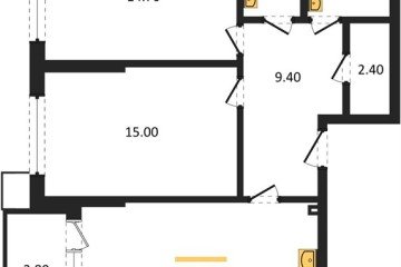 Фото №1: 2-комнатная квартира 70 м², 2/18 эт. - Краснодар, мкр. Парк Победы,