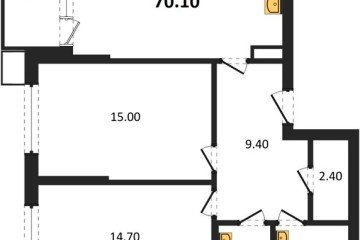 Фото №1: 2-комнатная квартира 70 м², 7/18 эт. - Краснодар, мкр. Парк Победы,