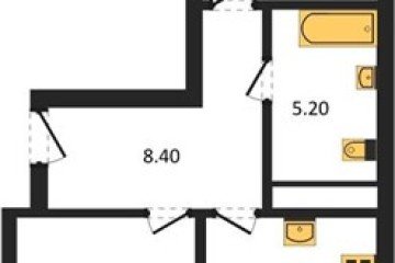 Фото №1: 2-комнатная квартира 67 м², 9/18 эт. - Краснодар, мкр. ЖК Первое Место,