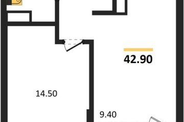 Фото №1: 1-комнатная квартира 44 м², 8/18 эт. - Краснодар, мкр. ЖК Первое Место, ул. Виктора Казанцева, 1.3лит2