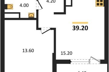 Фото №1: 1-комнатная квартира 41 м², 14/18 эт. - Краснодар, мкр. ЖК Первое Место, ул. Виктора Казанцева, 1.3лит2