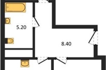 Фото №1: 2-комнатная квартира 67 м², 5/18 эт. - Краснодар, мкр. ЖК Первое Место, ул. Виктора Казанцева, 1.3лит2