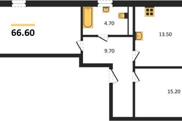 Фото №1: 2-комнатная квартира 69 м², 3/18 эт. - Краснодар, мкр. ЖК Первое Место,