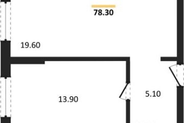 Фото №1: 2-комнатная квартира 80 м², 9/18 эт. - Краснодар, мкр. ЖК Первое Место,