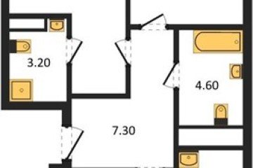 Фото №1: 2-комнатная квартира 75 м², 9/18 эт. - Краснодар, мкр. ЖК Первое Место,