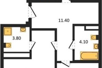 Фото №1: 2-комнатная квартира 79 м², 9/18 эт. - Краснодар, мкр. ЖК Первое Место,