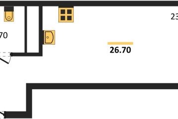 Фото №1: Студия 26 м², 14/18 эт. - Краснодар, мкр. ЖК Первое Место,