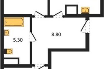 Фото №1: 2-комнатная квартира 64 м², 3/18 эт. - Краснодар, мкр. ЖК Первое Место,
