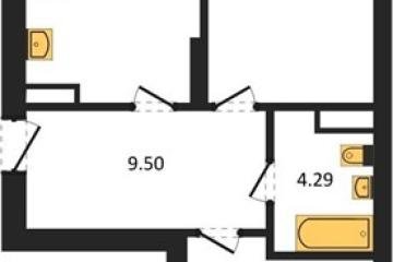 Фото №1: 2-комнатная квартира 56 м², 2/8 эт. - Северская, мкр. ЖК Цветной Бульвар,