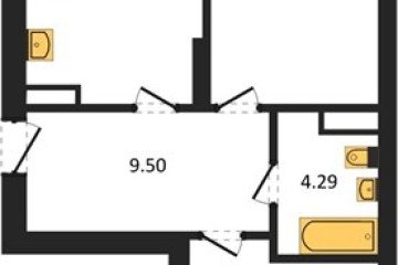 Фото №1: 2-комнатная квартира 56 м², 5/8 эт. - Северская, мкр. ЖК Цветной Бульвар,