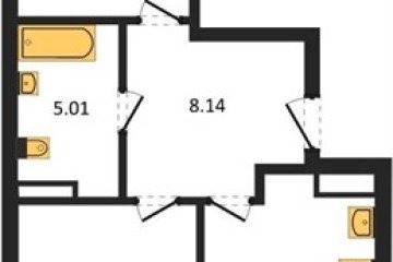 Фото №1: 2-комнатная квартира 58 м², 8/8 эт. - Северская, мкр. ЖК Цветной Бульвар,
